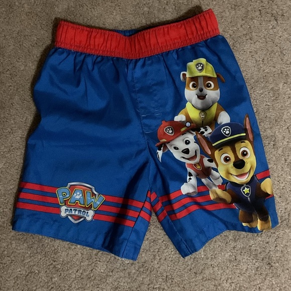 Paw Patrol Blue and Red Character Shorts - Picture 1 of 3